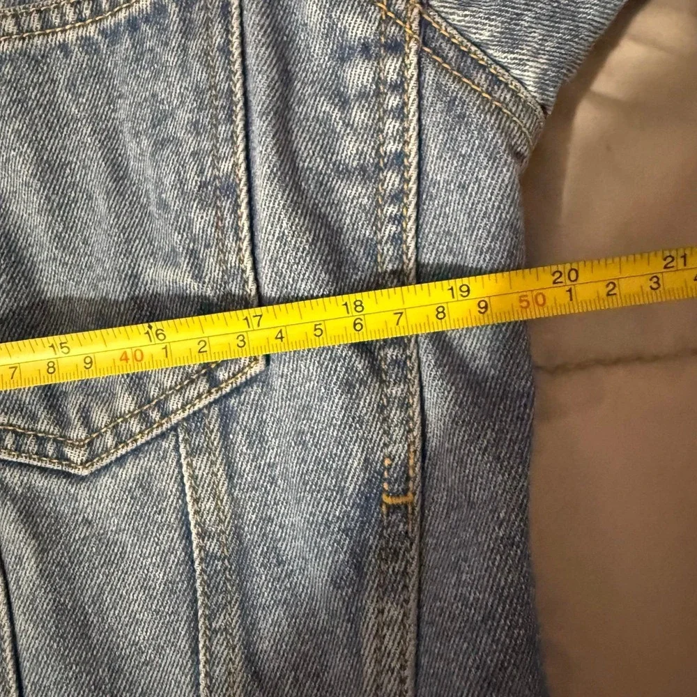 VTG 90s Tommy Hilfiger Trucker Jacket Men L Collar Casual Retro Denim Chore Y2K